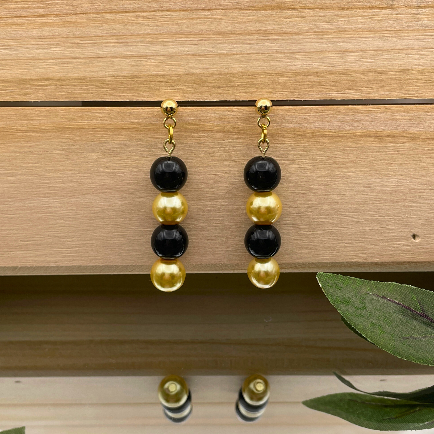 Glass Bead Dangle Earring - Cherri Marley Jewelry