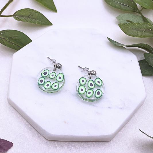 UV Resin Fruit Dangle Earring - Cherri Marley Jewelry
