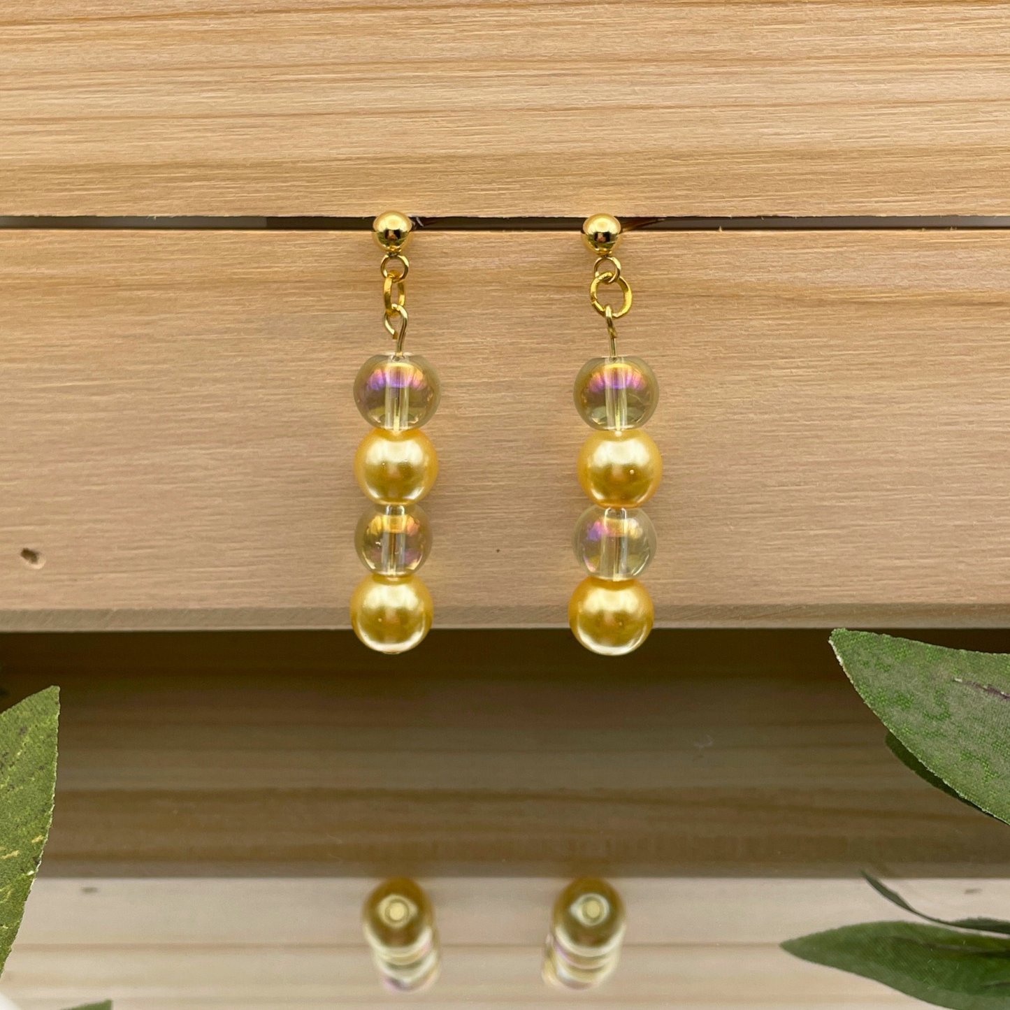 Glass Bead Dangle Earring - Cherri Marley Jewelry