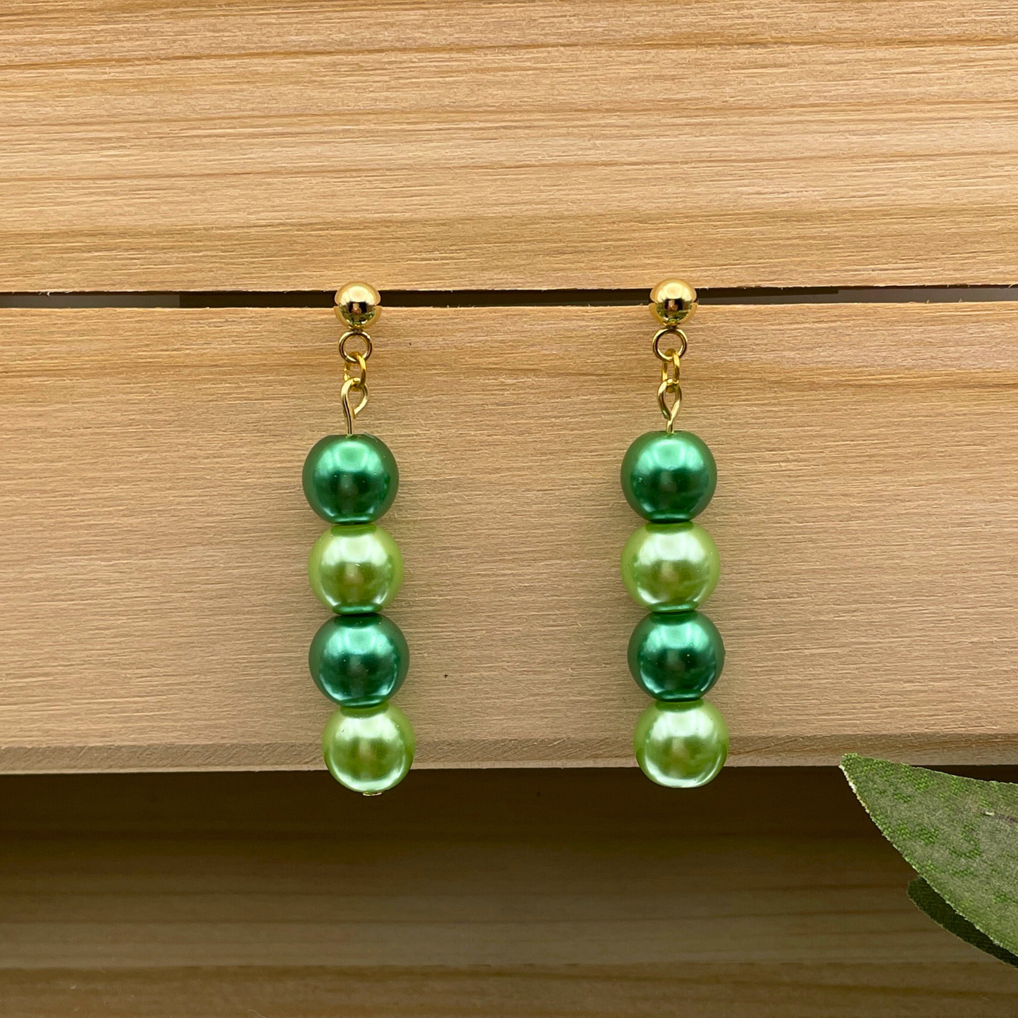 Glass Bead Dangle Earring - Cherri Marley Jewelry