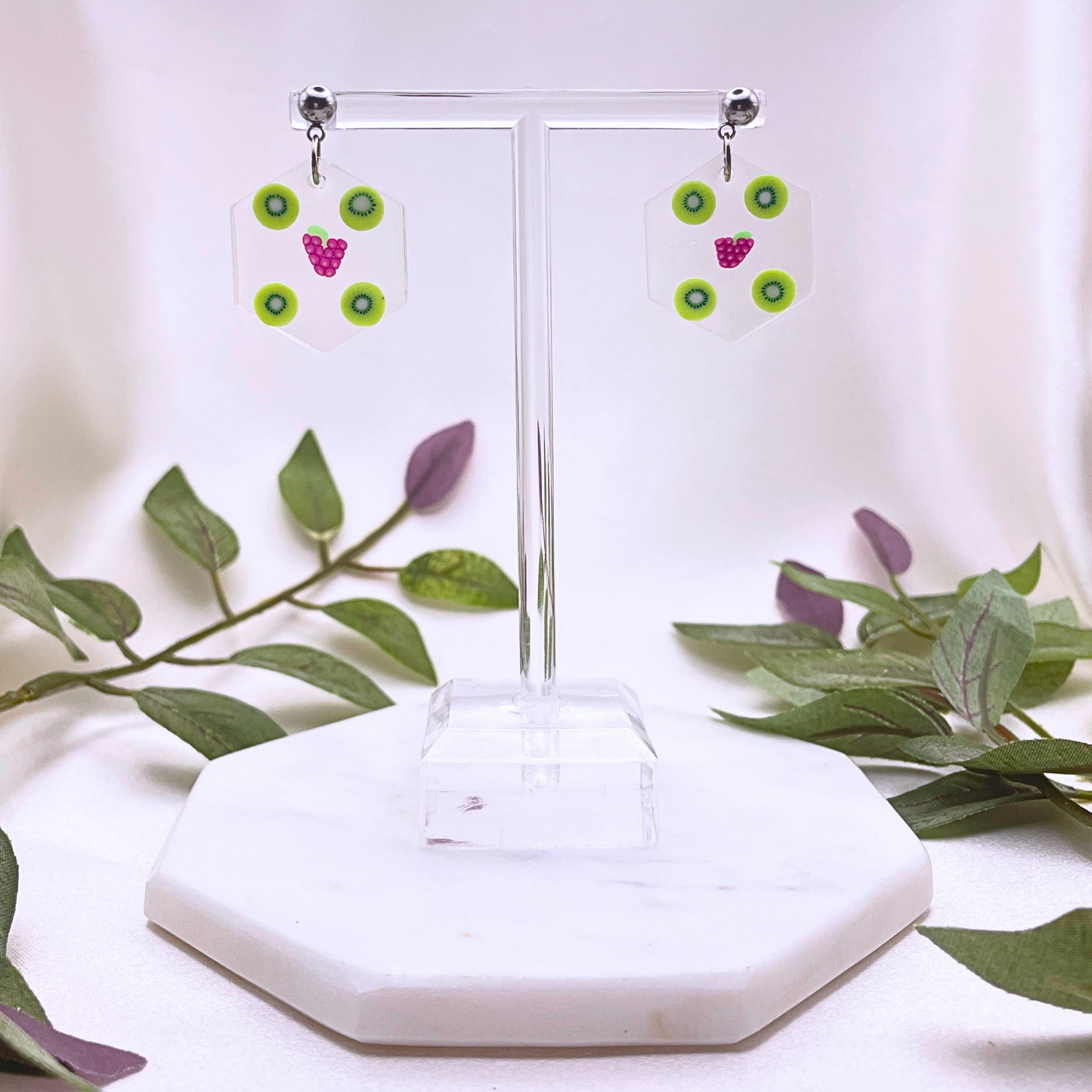 UV Resin Fruit Dangle Earring - Cherri Marley Jewelry