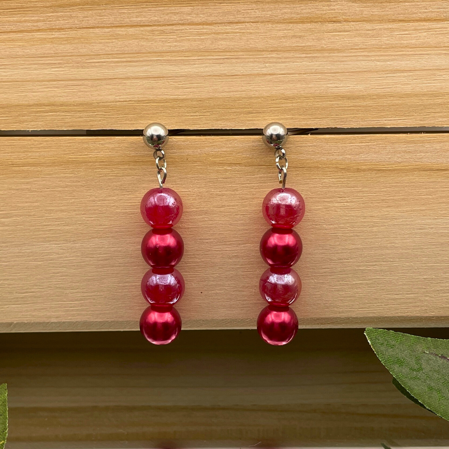 Glass Bead Dangle Earring - Cherri Marley Jewelry