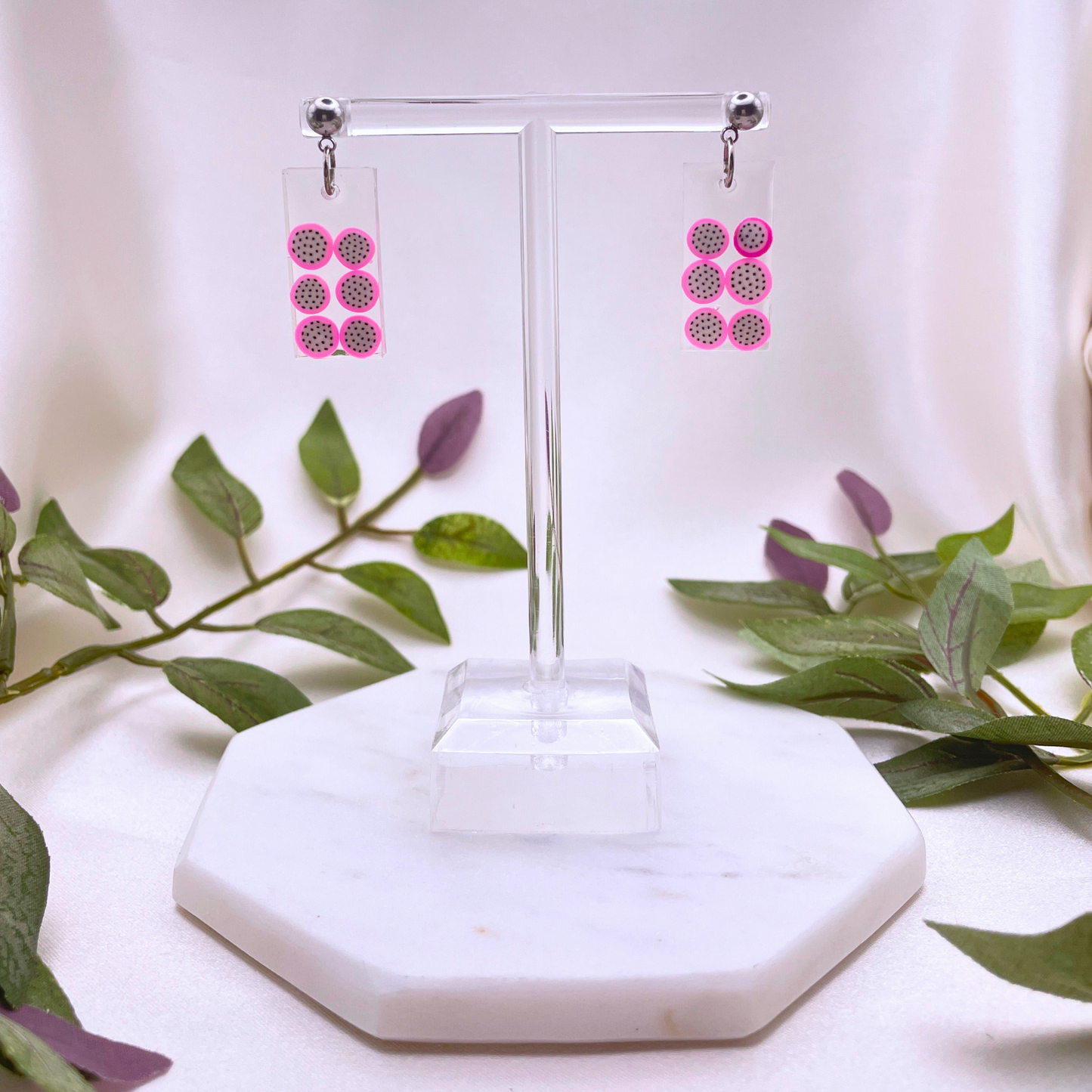 UV Resin Fruit Dangle Earring - Cherri Marley Jewelry