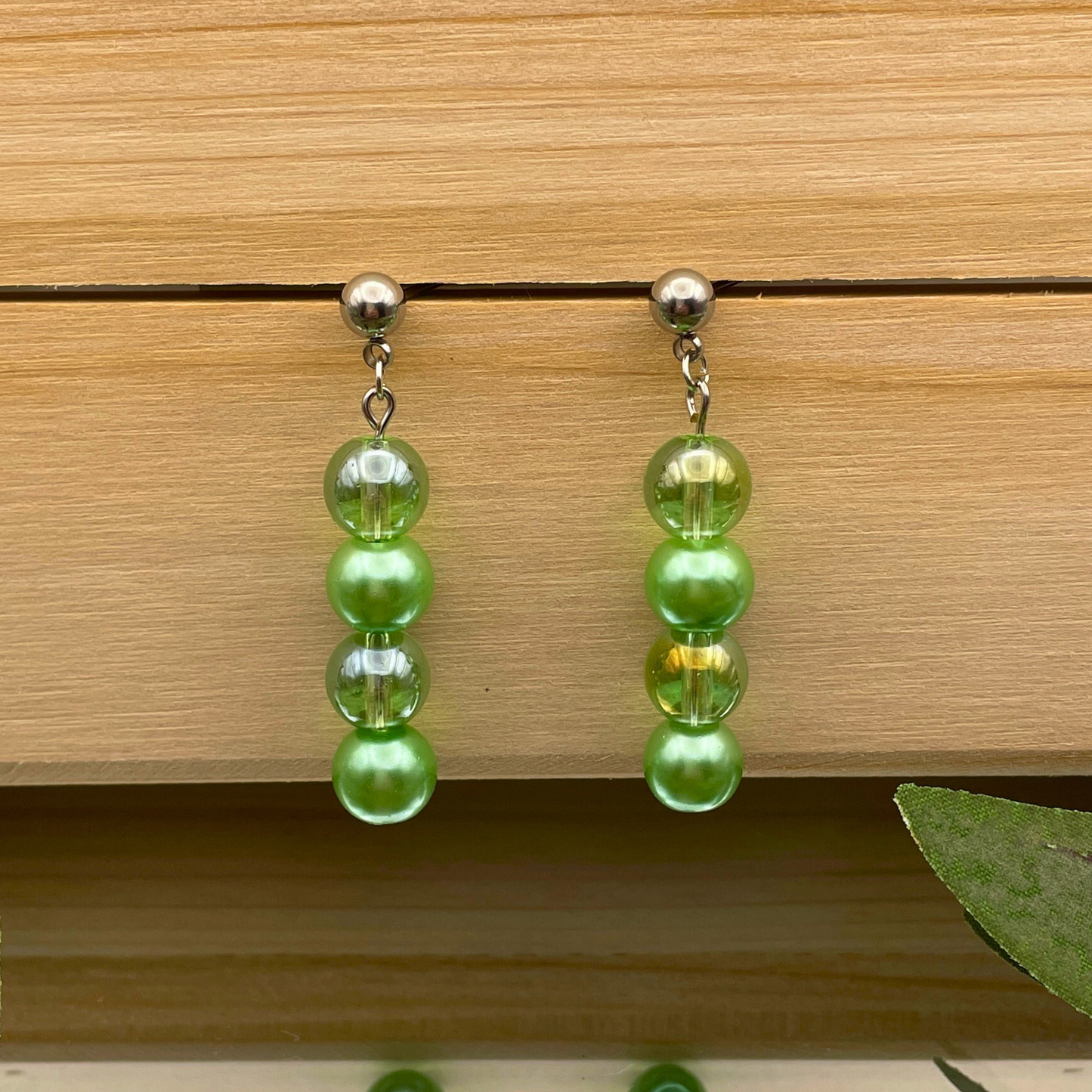 Glass Bead Dangle Earring - Cherri Marley Jewelry