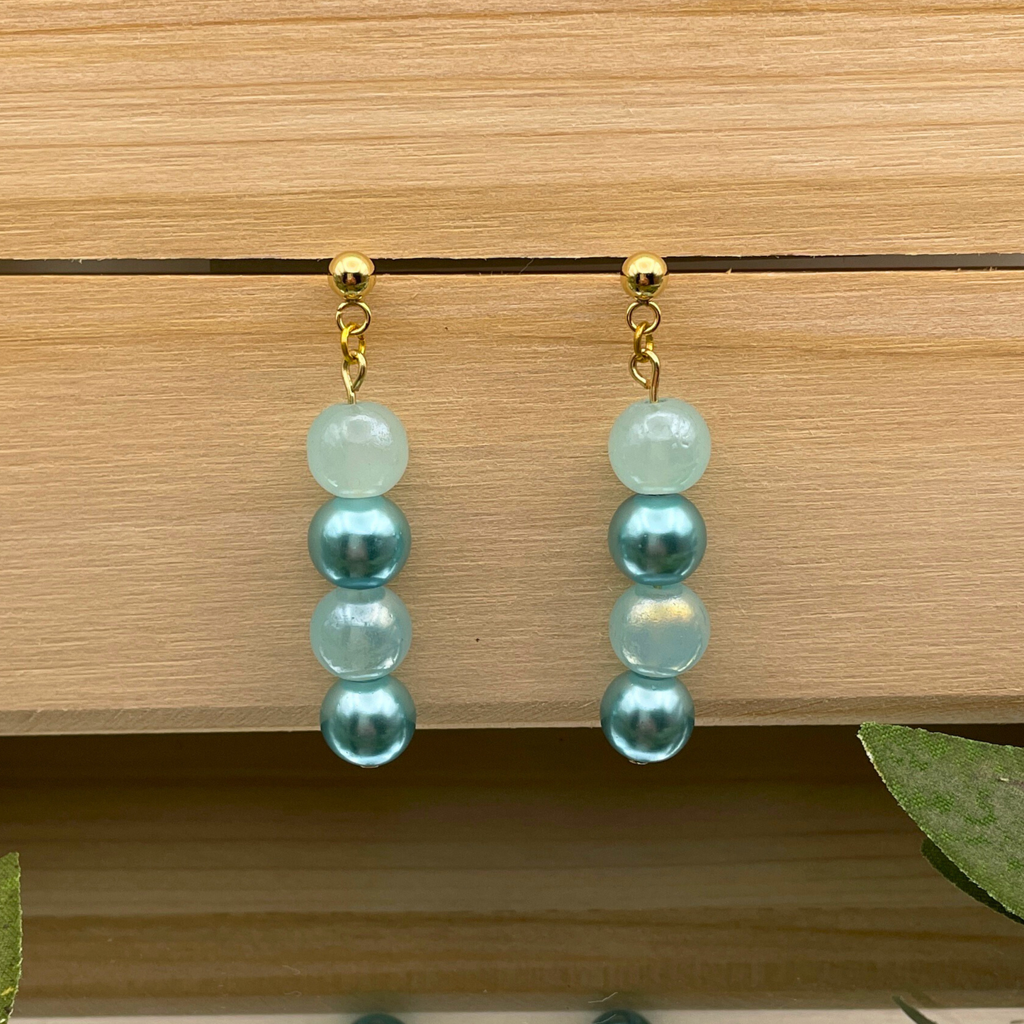 Glass Bead Dangle Earring - Cherri Marley Jewelry