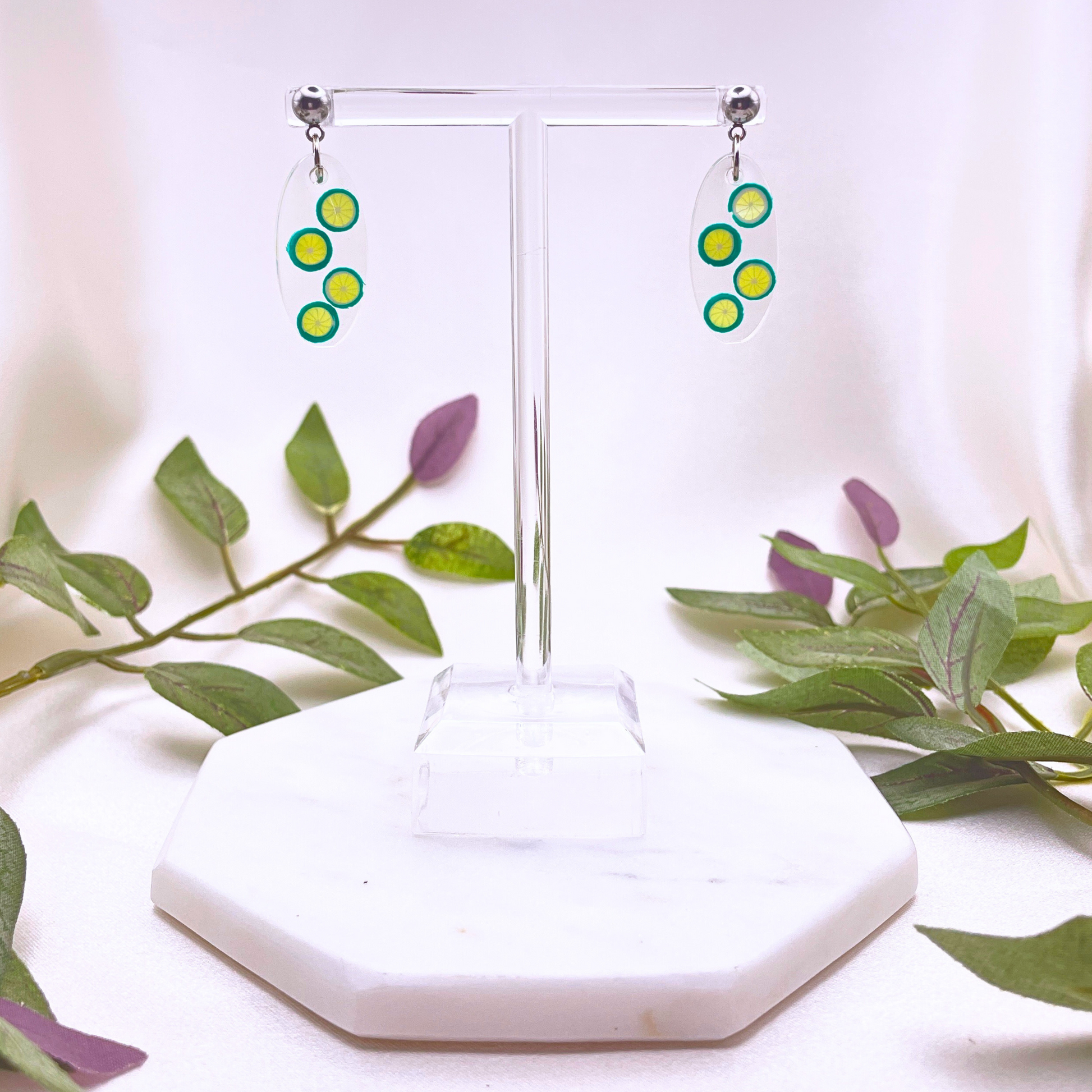 UV Resin Fruit Dangle Earring - Cherri Marley Jewelry