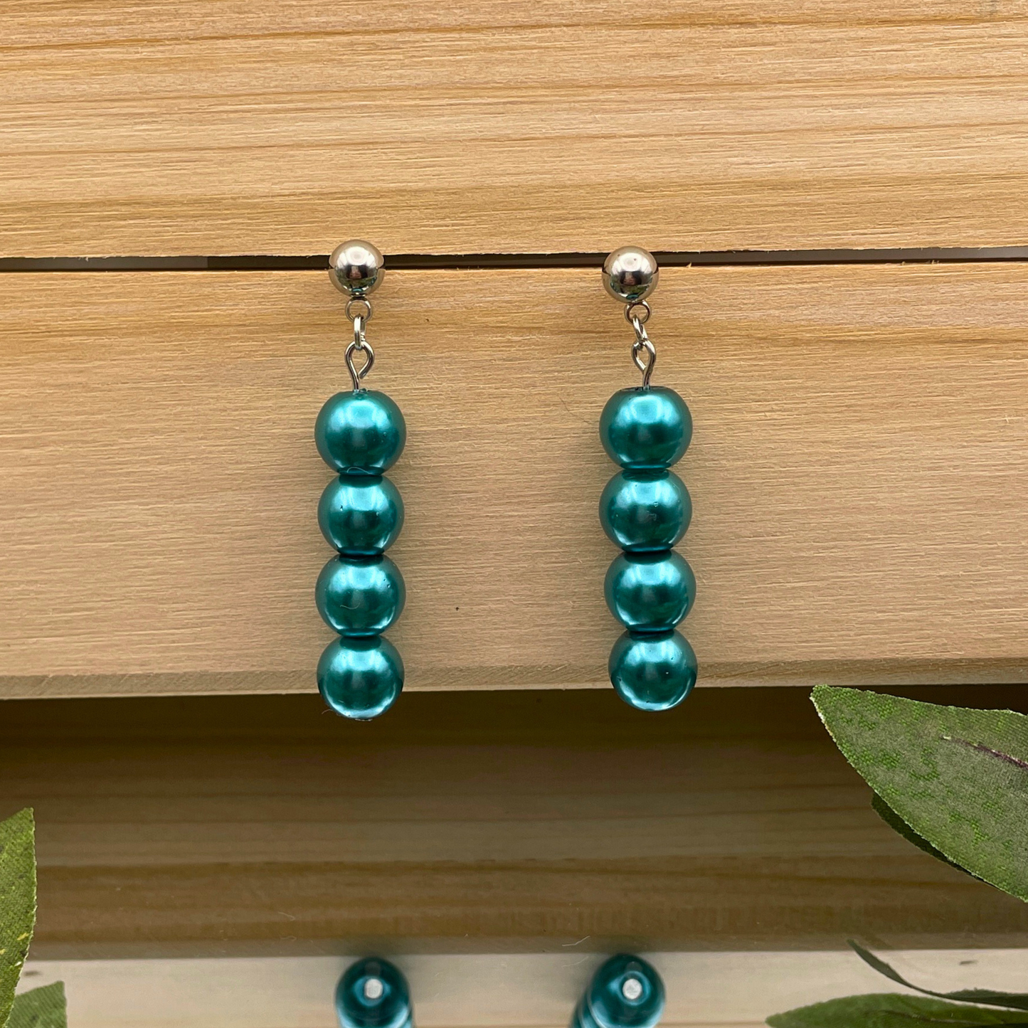 Glass Bead Dangle Earring - Cherri Marley Jewelry
