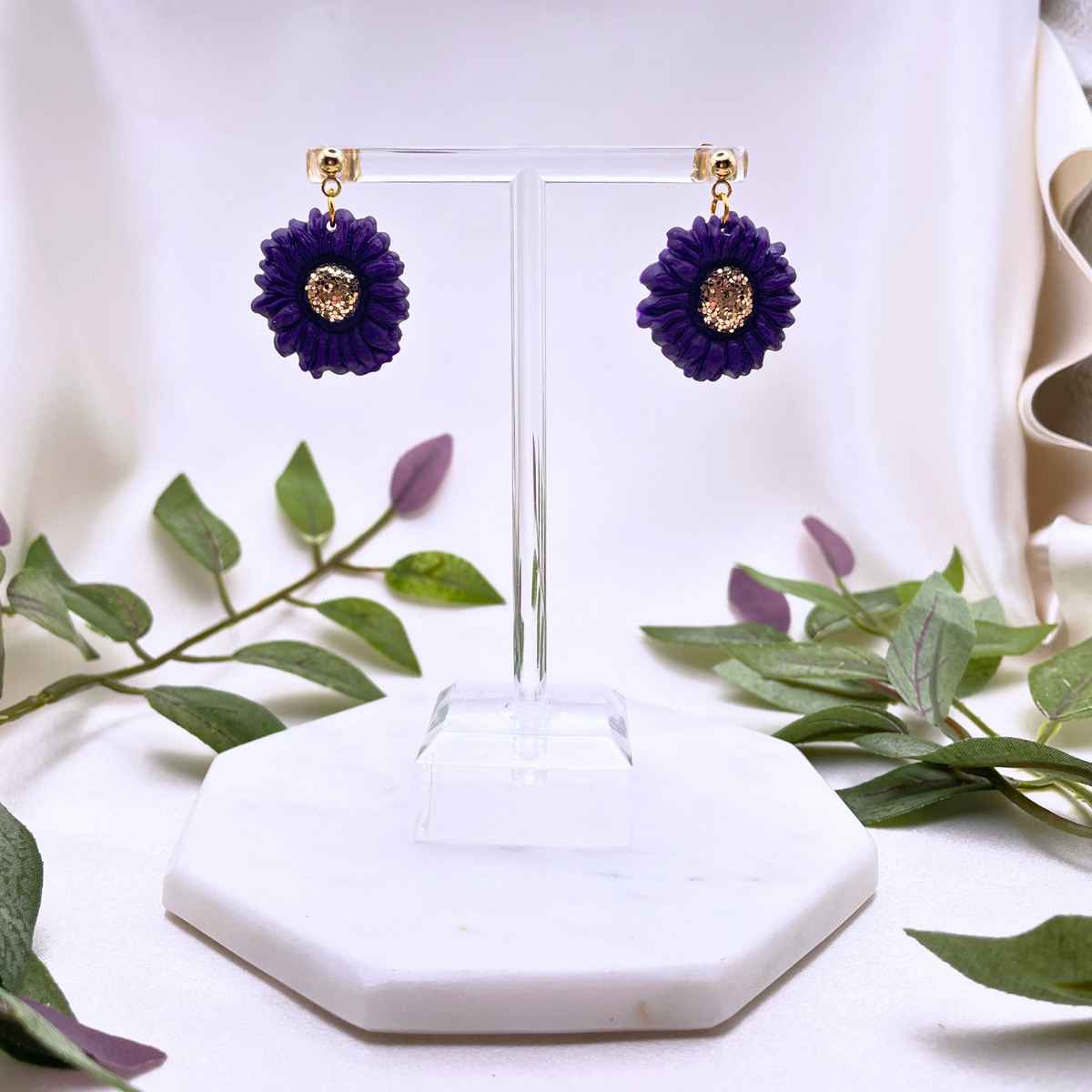Clay Flower Earring - Cherri Marley Jewelry