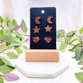 3 Pack Sparkling Stud Earrings - Cherri Marley Jewelry