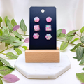 3 Pack Sparkling Stud Earrings - Cherri Marley Jewelry