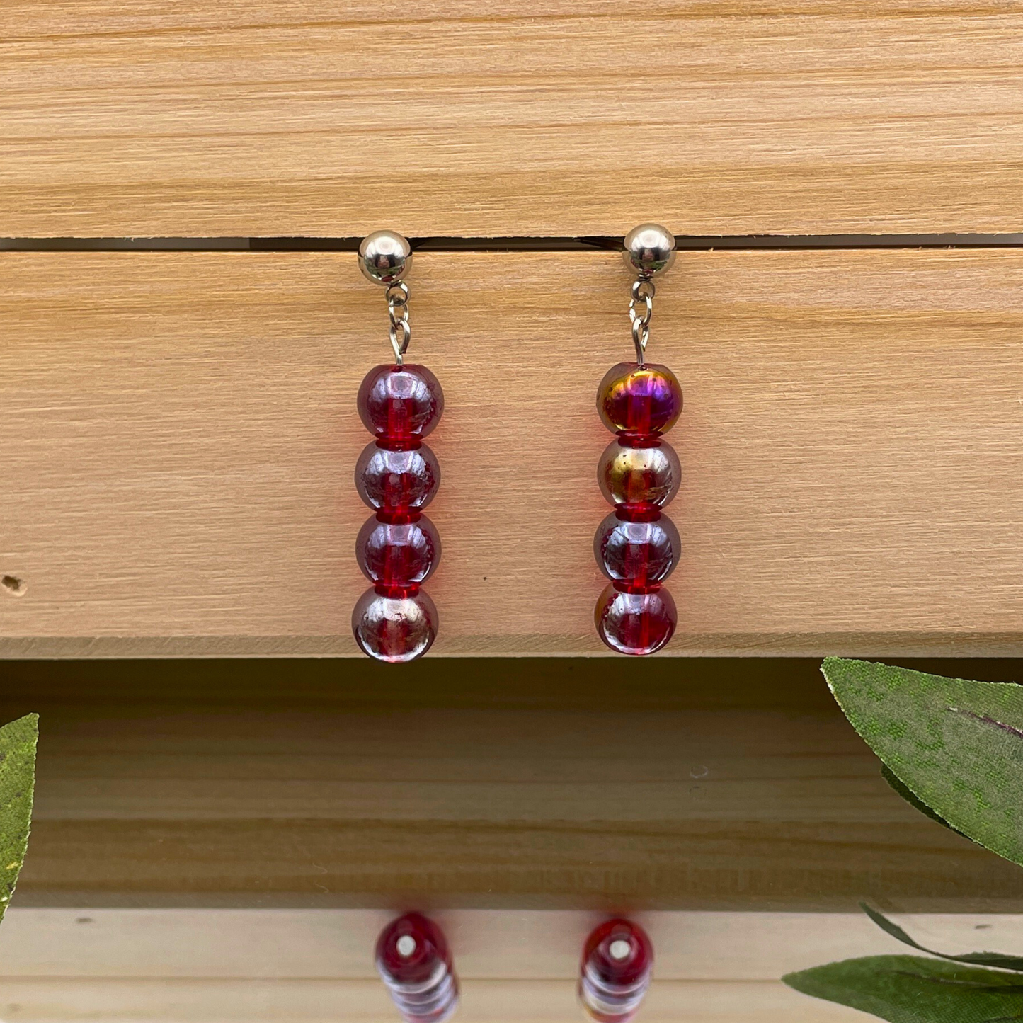 Glass Bead Dangle Earring - Cherri Marley Jewelry