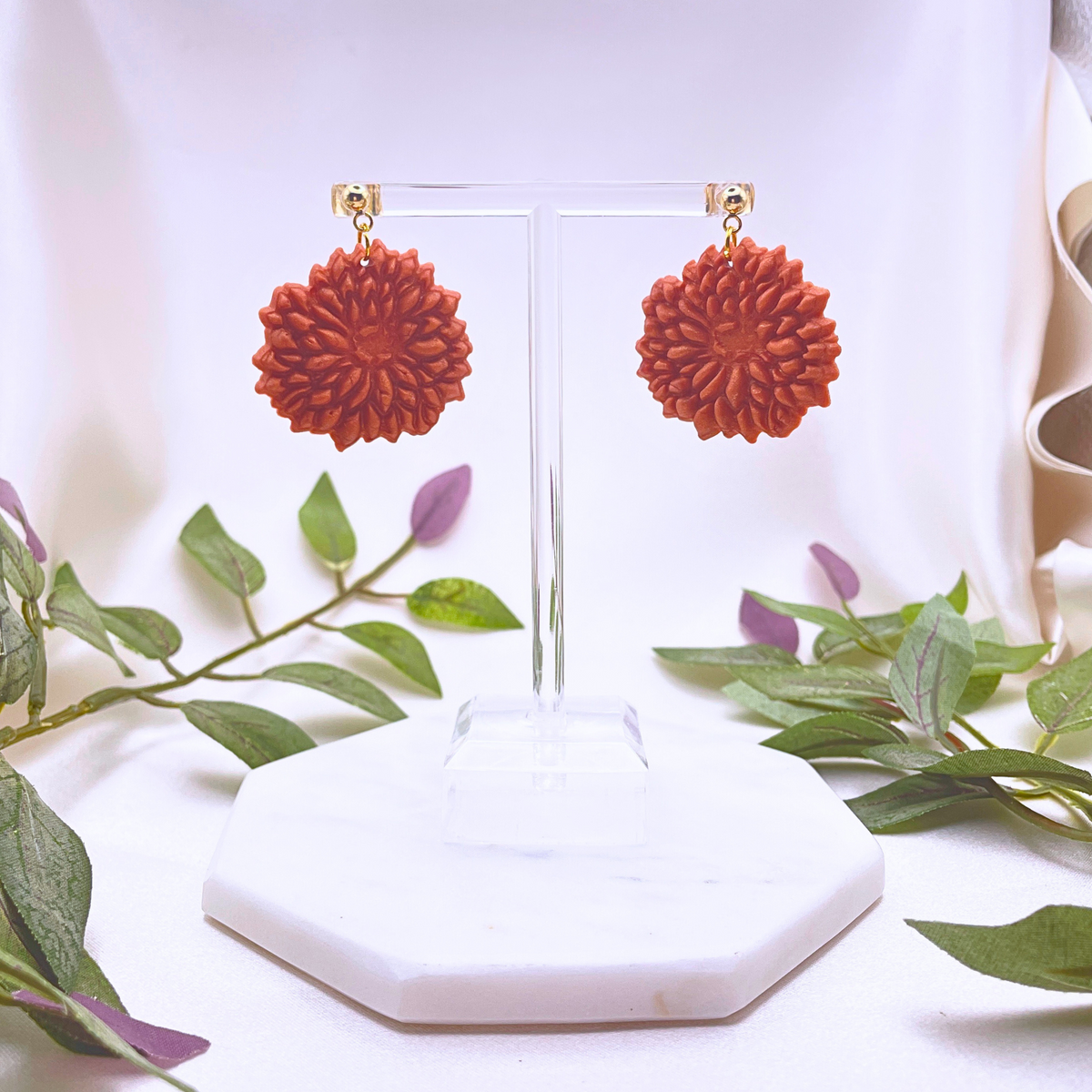 Clay Flower Earring - Cherri Marley Jewelry