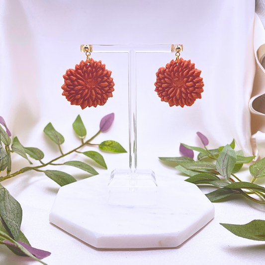 Clay Flower Earring