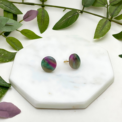 Clay Stud Earrings - Cherri Marley Jewelry