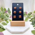 3 Pack Sparkling Stud Earrings - Cherri Marley Jewelry