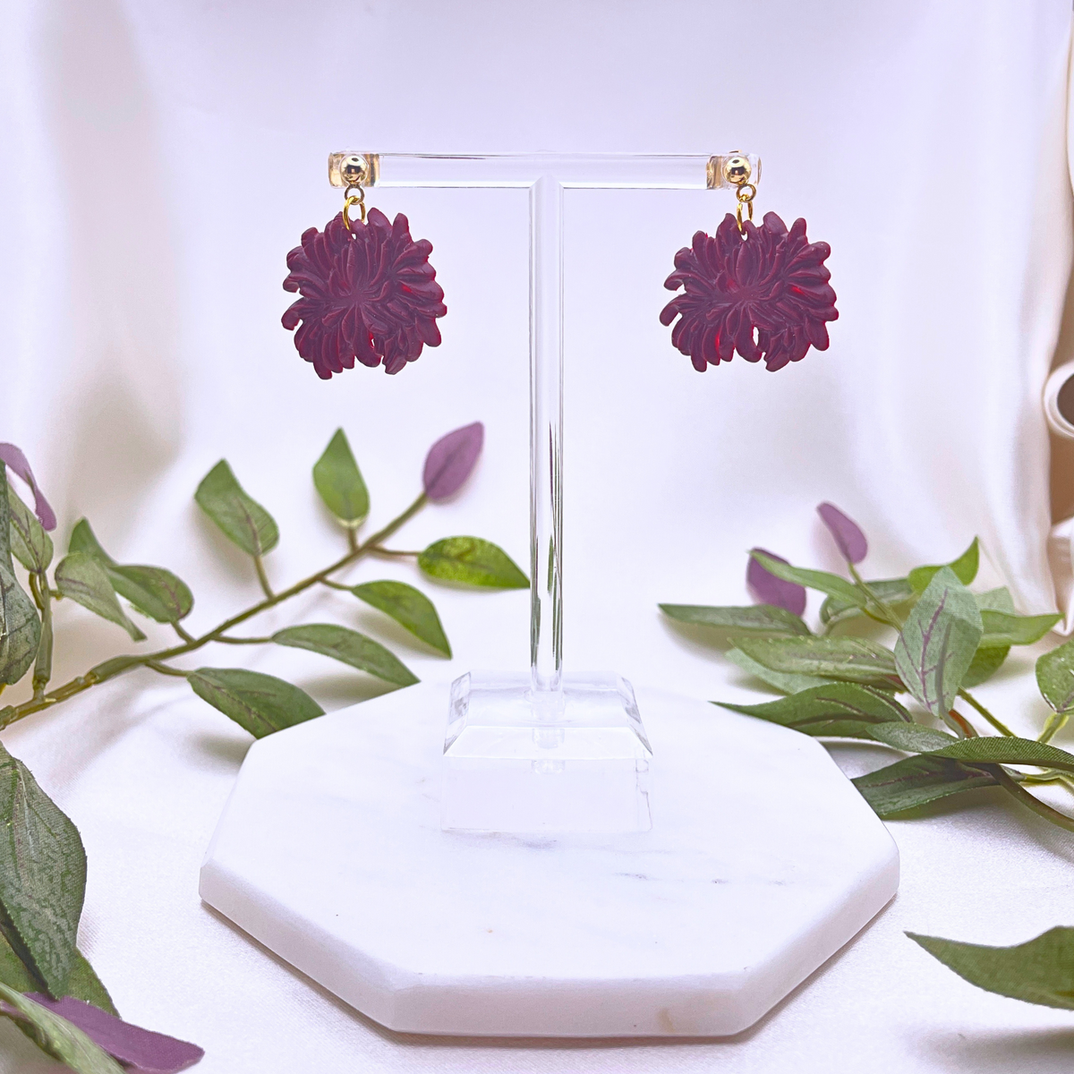 Clay Flower Earring - Cherri Marley Jewelry