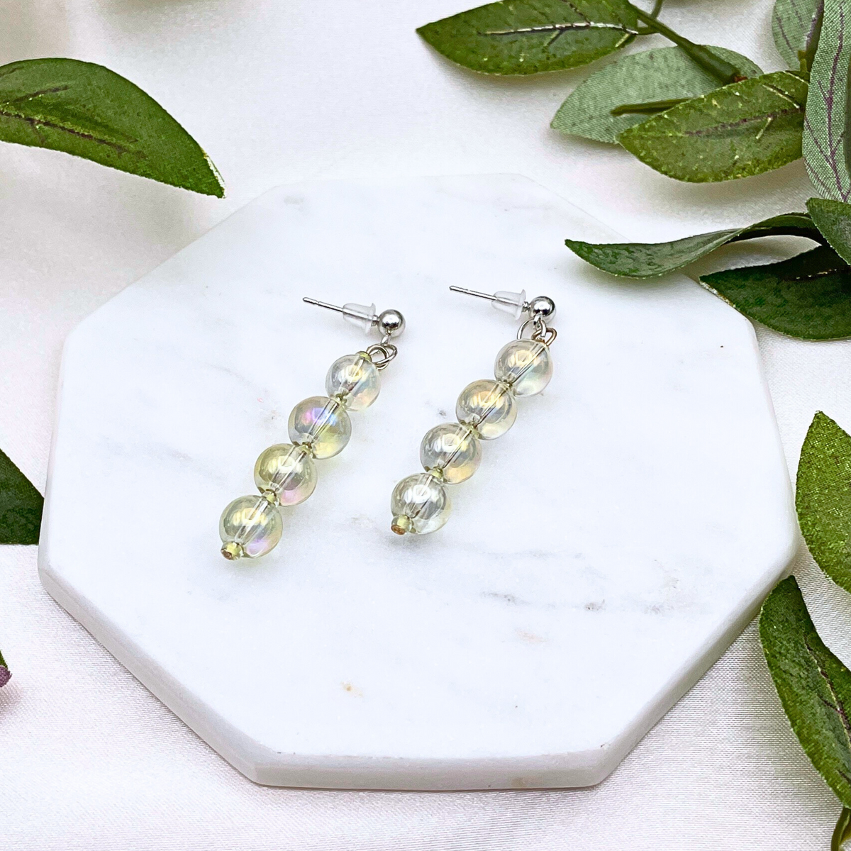 Glass Bead Dangle Earring - Cherri Marley Jewelry