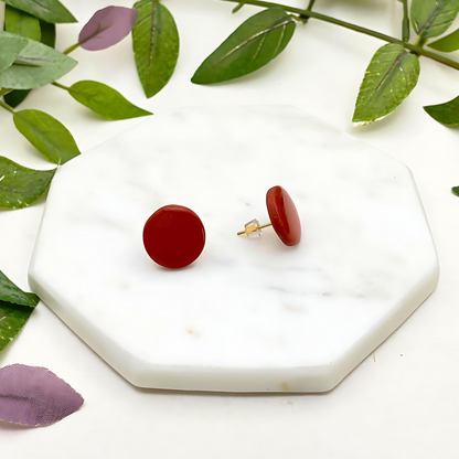 Clay Stud Earrings - Cherri Marley Jewelry