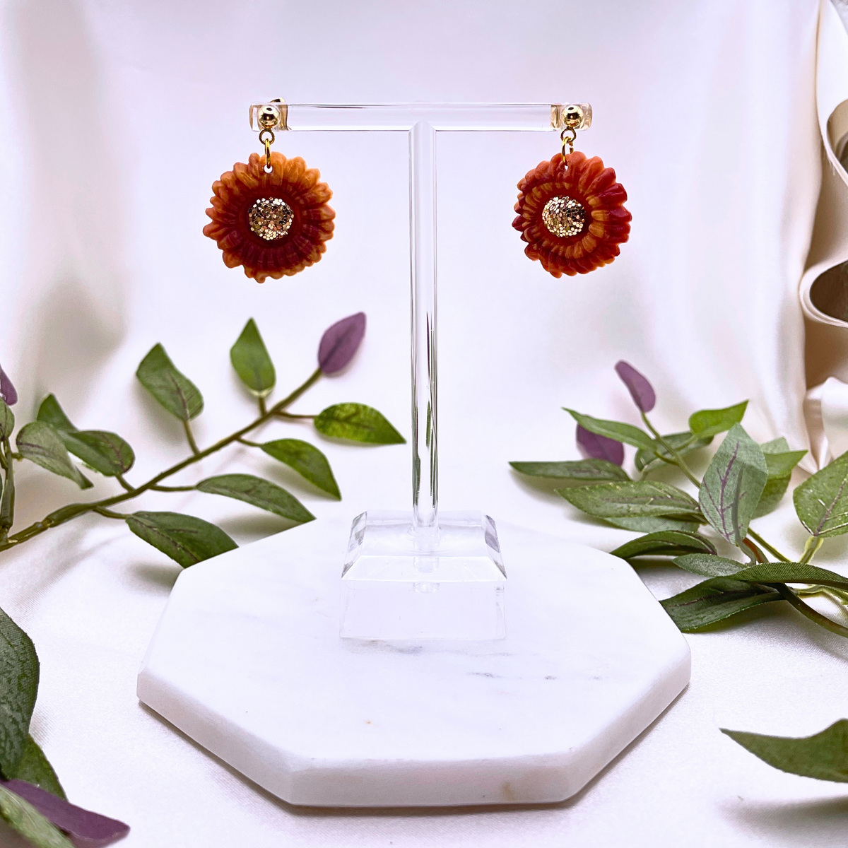 Clay Flower Earring - Cherri Marley Jewelry