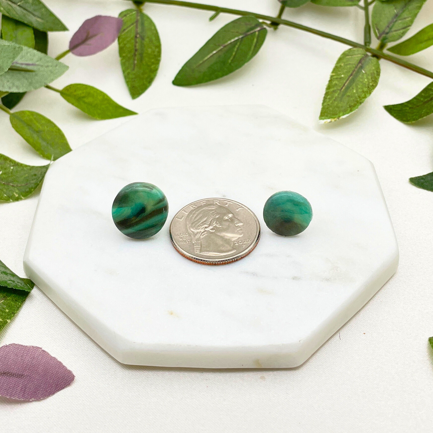 Clay Stud Earrings