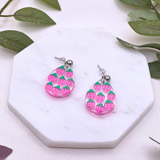 UV Resin Fruit Dangle Earring