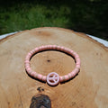 Peace Sign Clay Bead Bracelet - Cherri Marley Jewelry